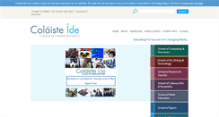 Desktop Screenshot of colaisteide.ie